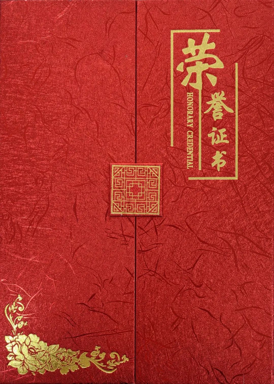 杭州市生态环境局颁发荣誉证书封面